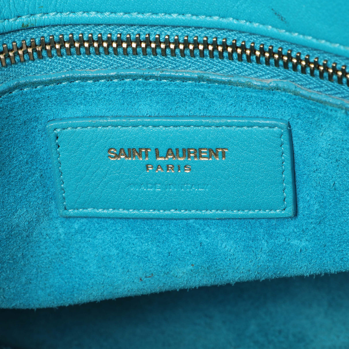 Saint Laurent Blue Calfskin Small Sac De Jour Handbags Saint Laurent