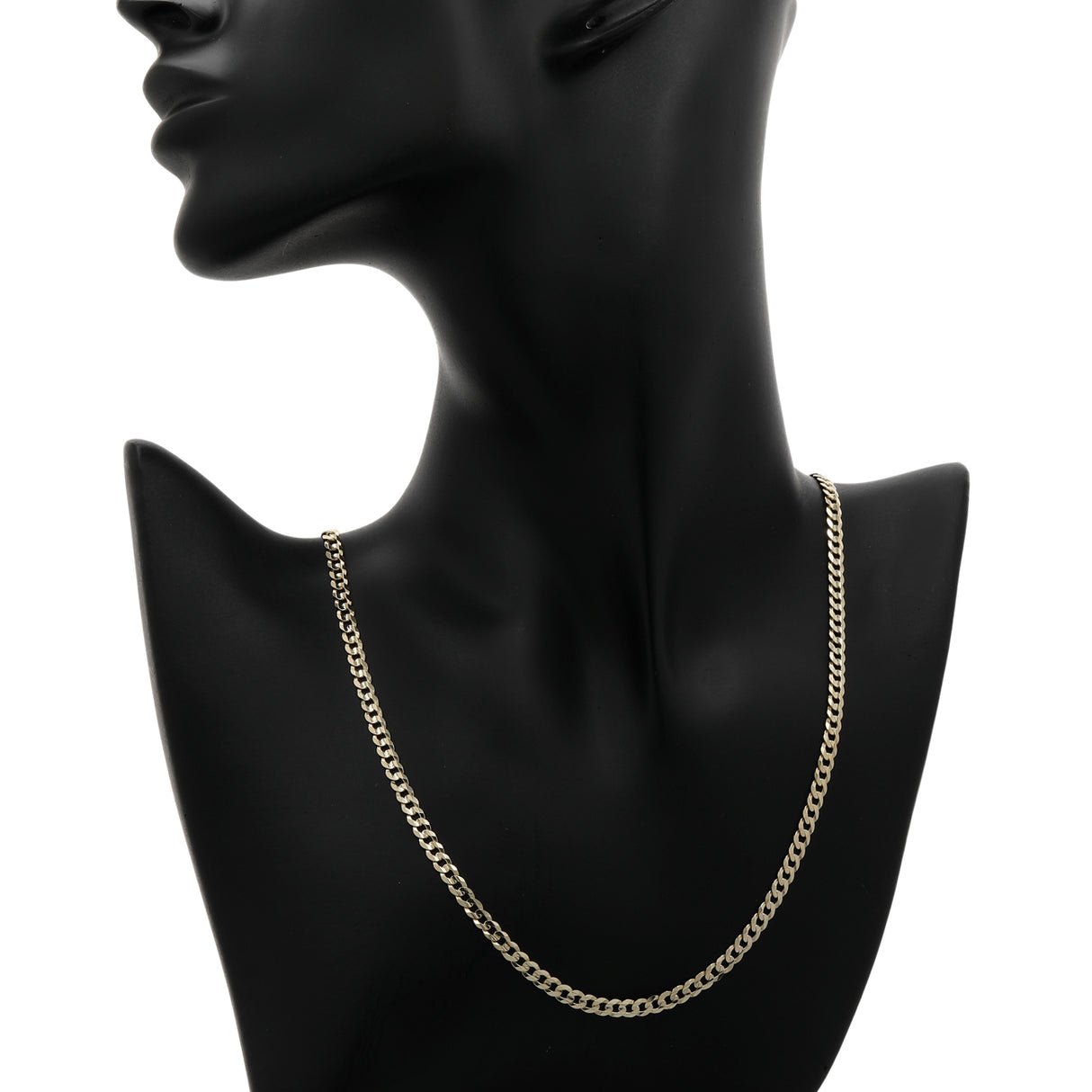 14K Yellow Gold Curb Chain Fine Jewellery Modaselle