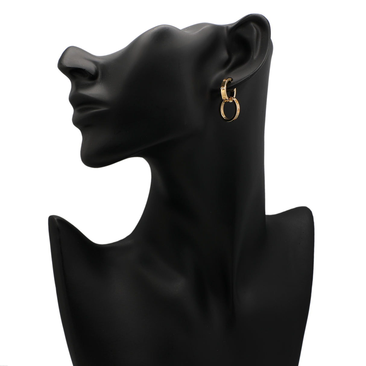 Cartier 18K Yellow Gold Multiwear Love Earrings Designer Jewellery Cartier