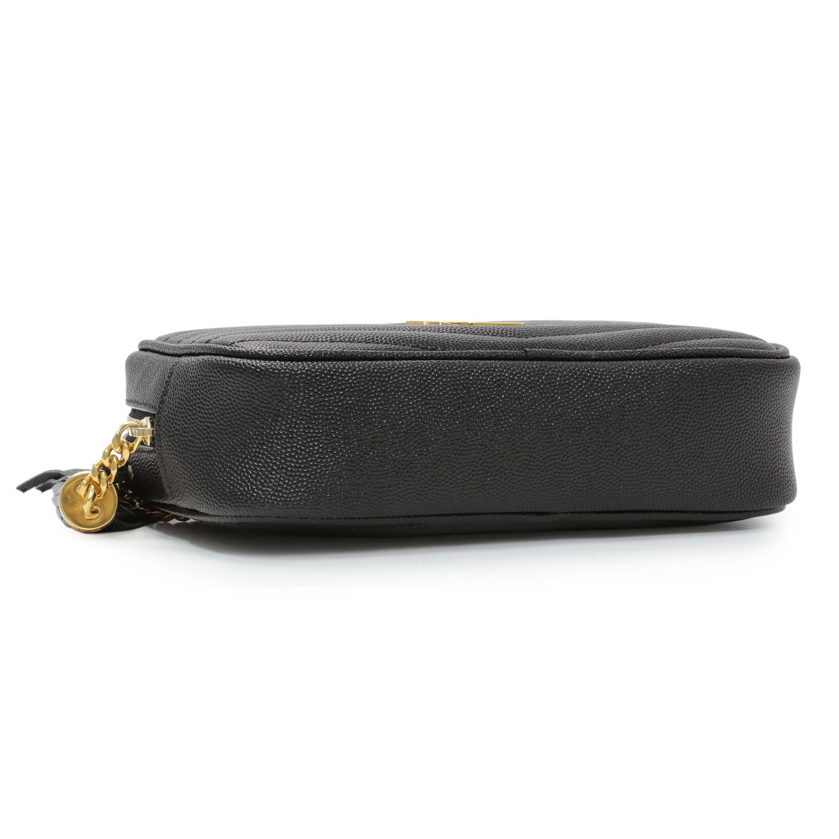 Saint Laurent Black Grain De Poudre Matelasse Monogram Mini Lou Camera Bag Handbags Saint Laurent
