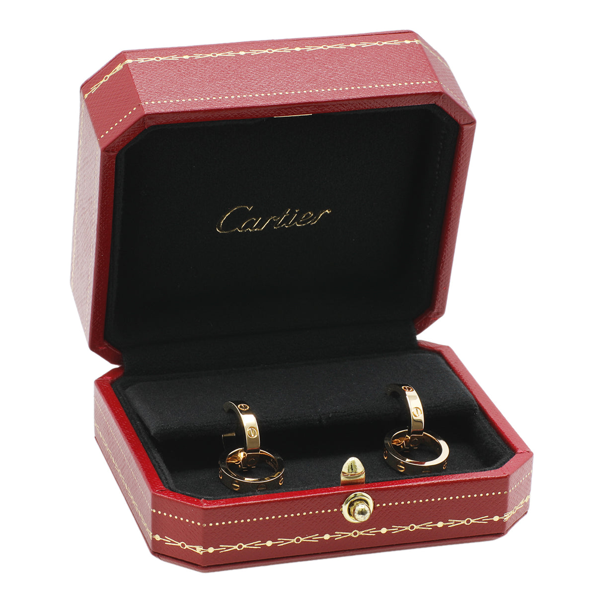 Cartier 18K Yellow Gold Multiwear Love Earrings Designer Jewellery Cartier