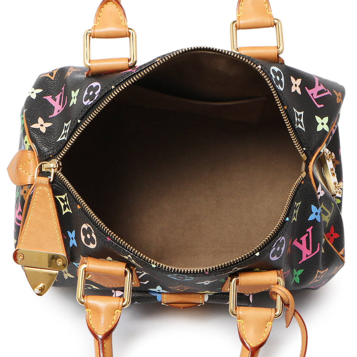 Louis Vuitton Black Monogram Multicolor Speedy 30 Handbags Louis Vuitton