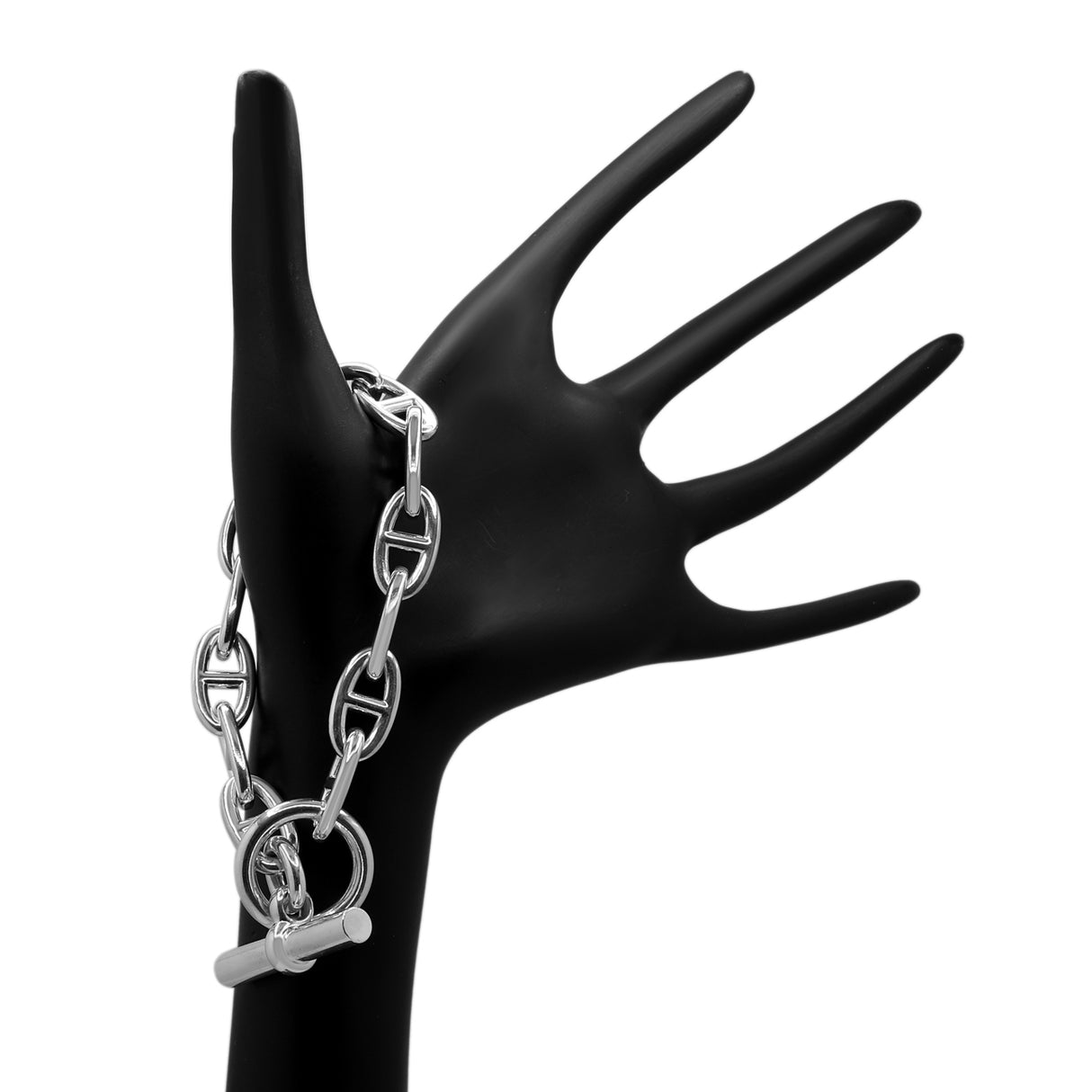 Hermes Sterling Silver Large Chaine d'Ancre Bracelet Designer Jewellery Hermes