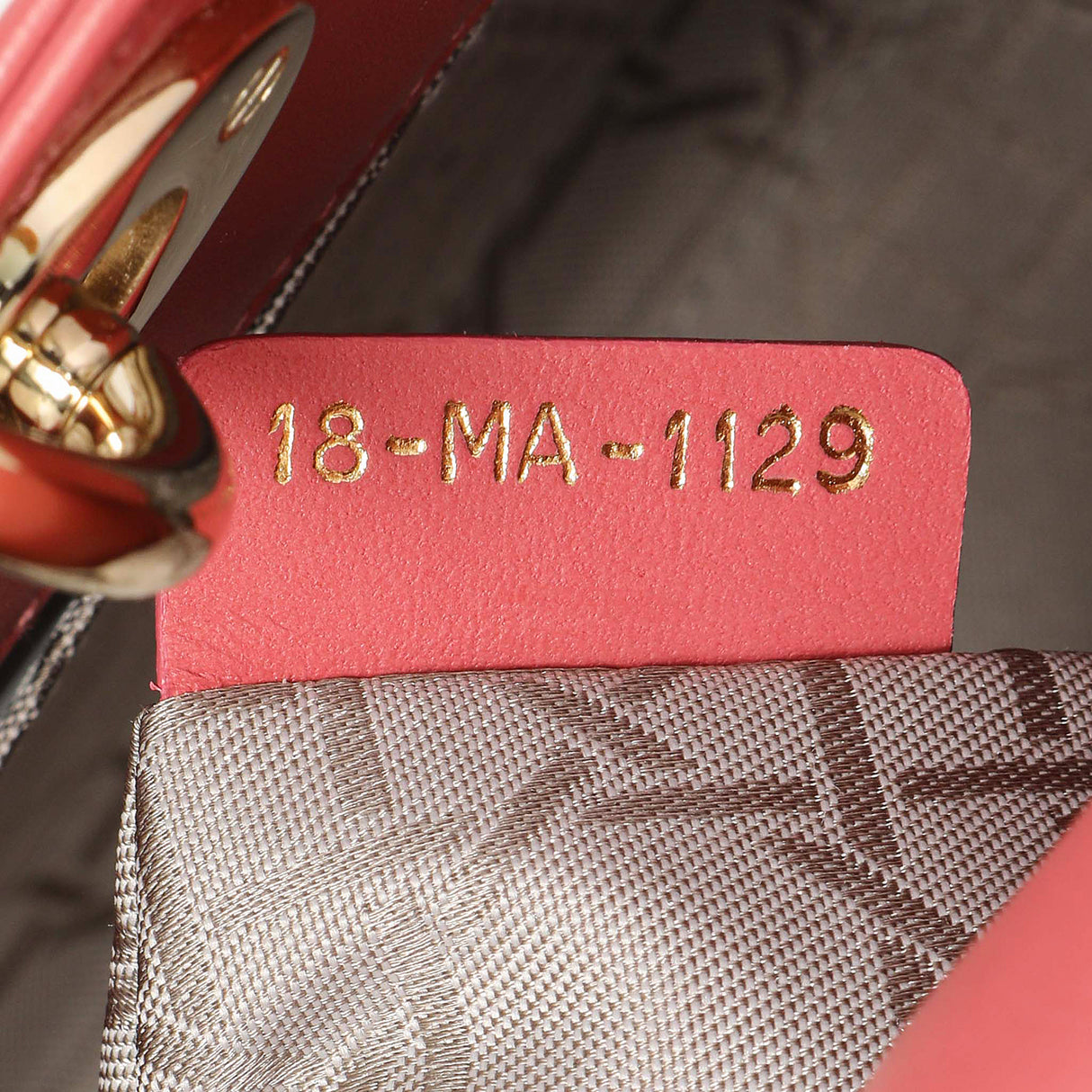 Christian Dior Pink Lambskin Cannage Small My ABCDior Lady Dior Handbags Christian Dior