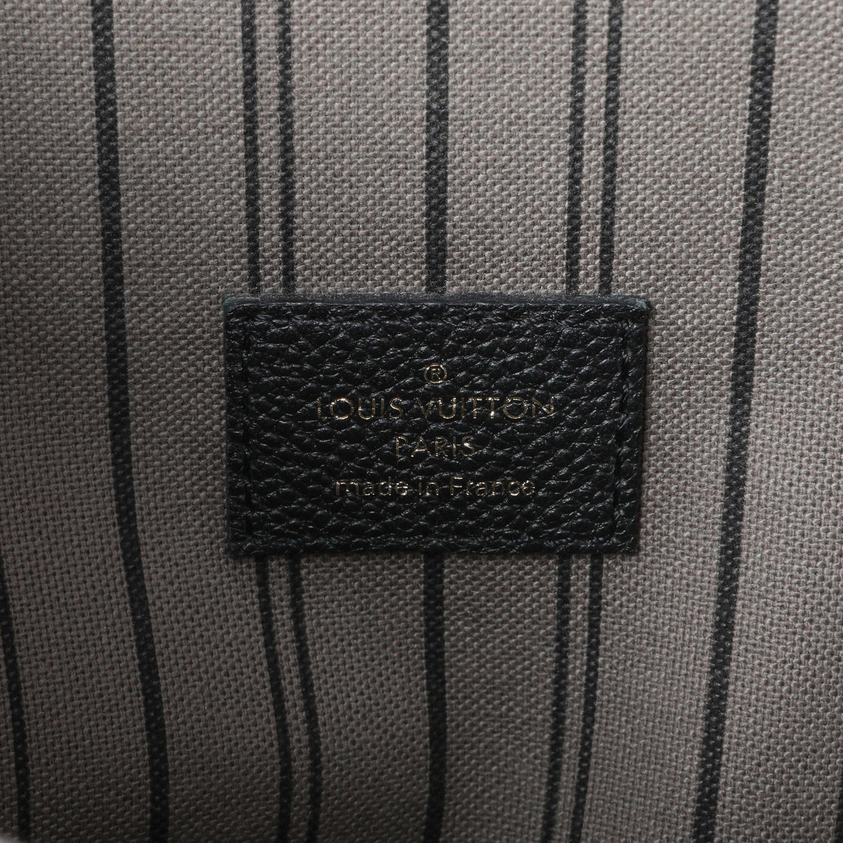 Louis Vuitton Black Empreinte Pochette Metis