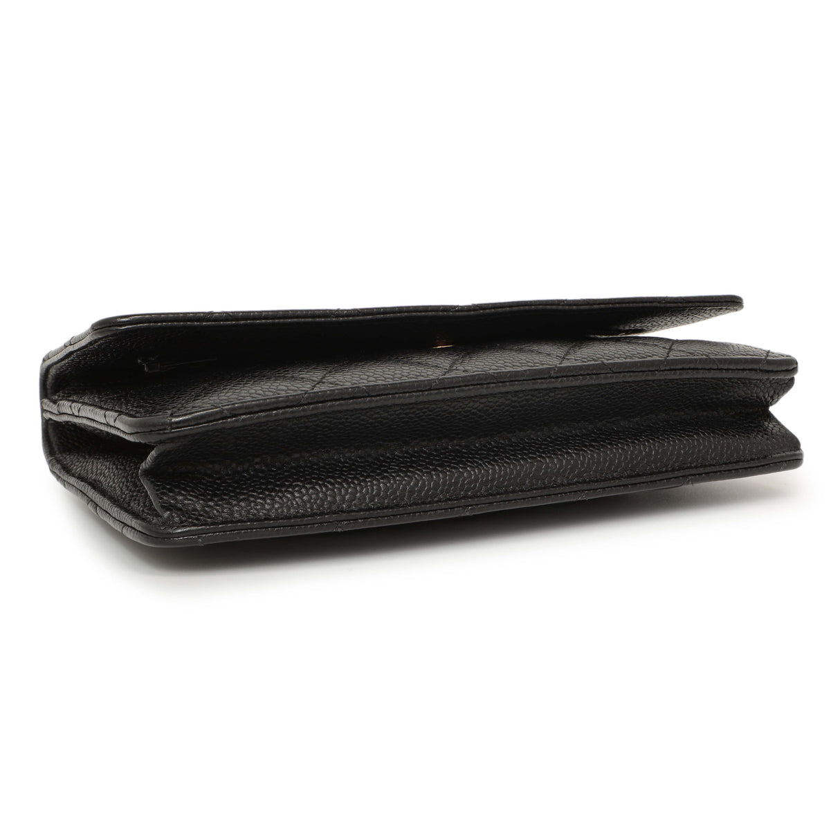 Chanel Black Quilted Caviar Classic Wallet on Chain WOC Handbags Chanel