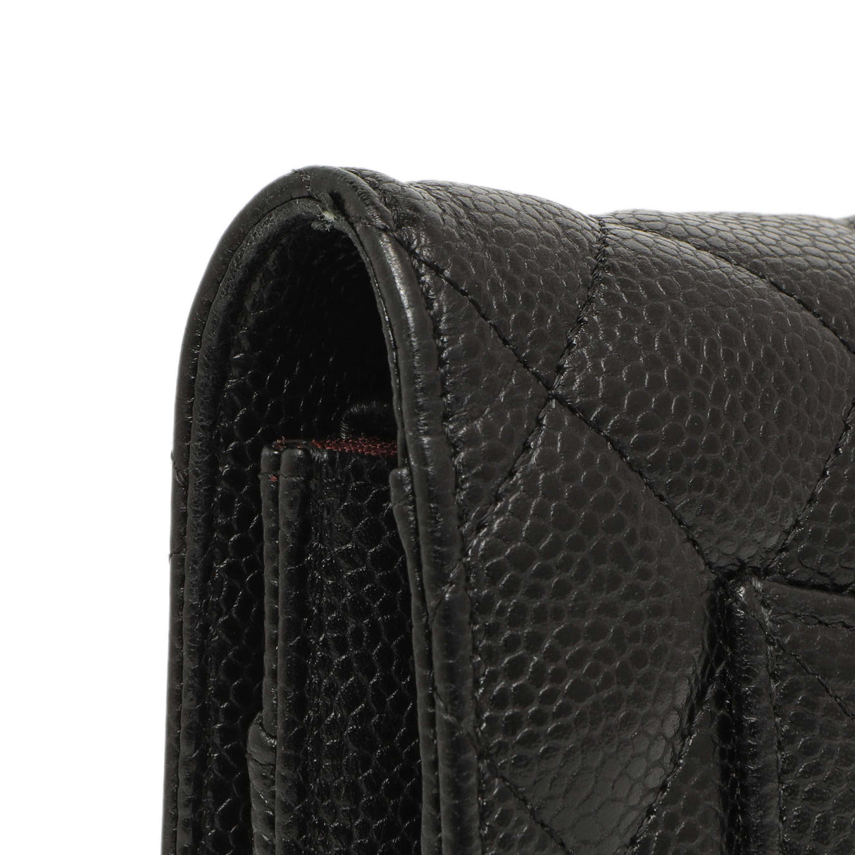 Chanel Black Quilted Caviar Classic Wallet on Chain WOC Handbags Chanel