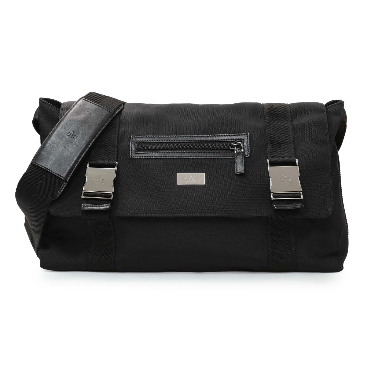 Gucci Black Nylon Messenger Crossbody Shoulder Bag Handbags Gucci