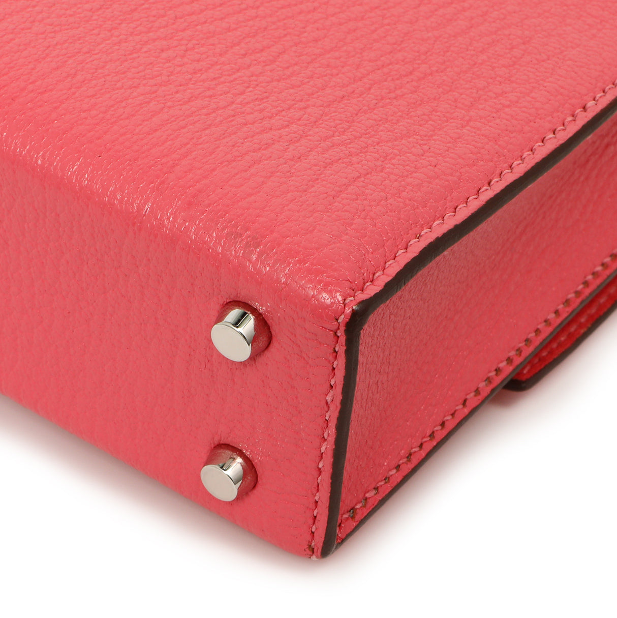 Hermes Rose Azalee Chevre Mysore Mini Verrou Chaine Handbags Hermes