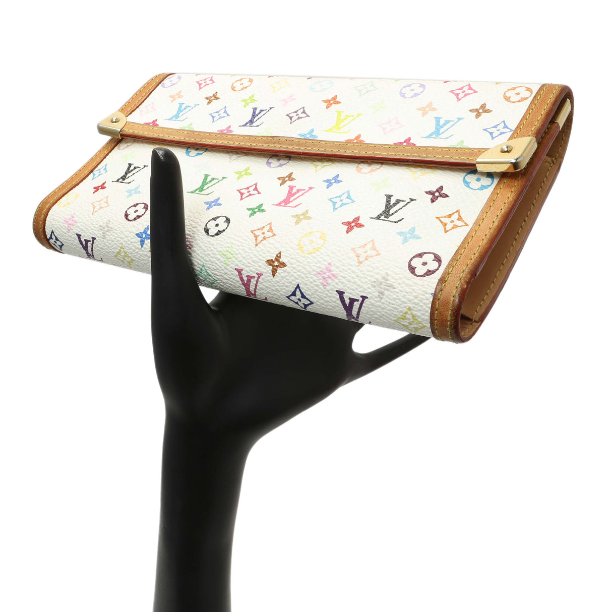 Louis Vuitton White Monogram Multicolor Porte Tresor International Wallet Accessories Louis Vuitton