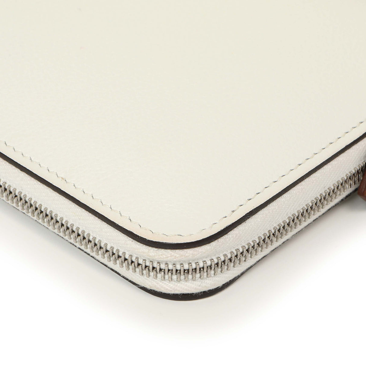 Hermes New White Evercolor Silk'in Long Wallet Accessories Hermes