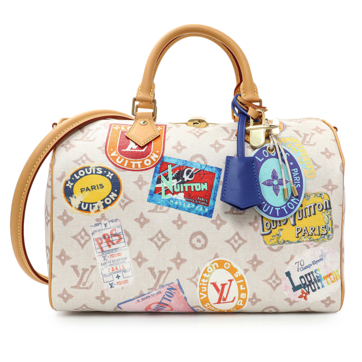 Louis Vuitton Monogram Flight Mode Speedy Soft Bandouliere 30 Handbags Louis Vuitton