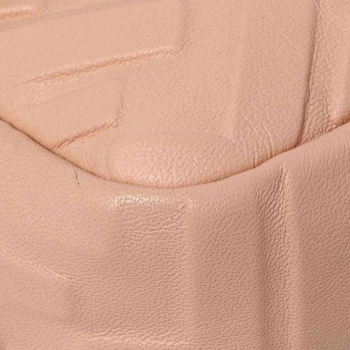 Fendi Rosa Bourbon Nappa FF 1974 Embossed Baguette Handbags Fendi