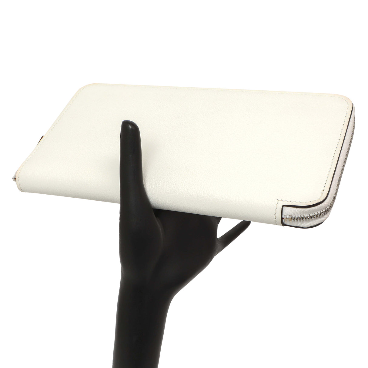 Hermes New White Evercolor Silk'in Long Wallet Accessories Hermes