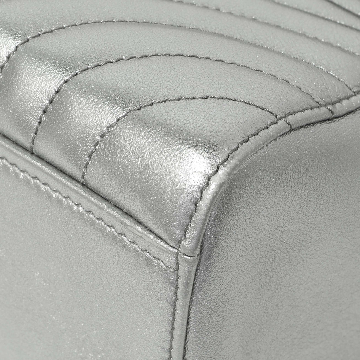 Prada Silver Calfskin Diagramme Flap Bag Handbags Prada