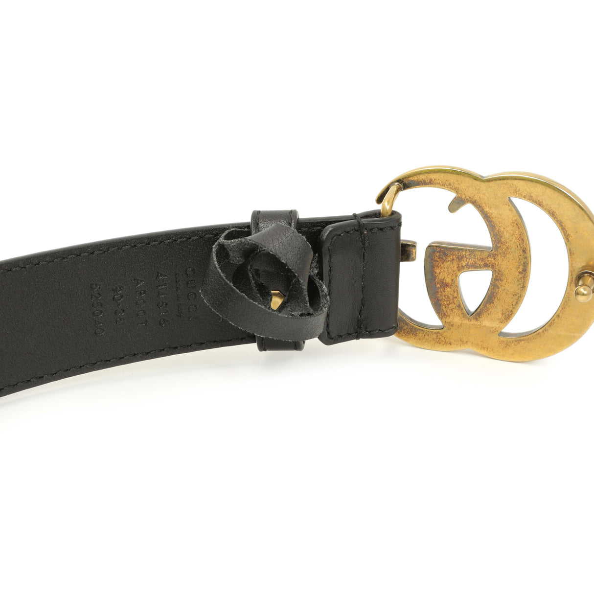 Gucci Black Calfskin Double G 30mm Belt Accessories Gucci