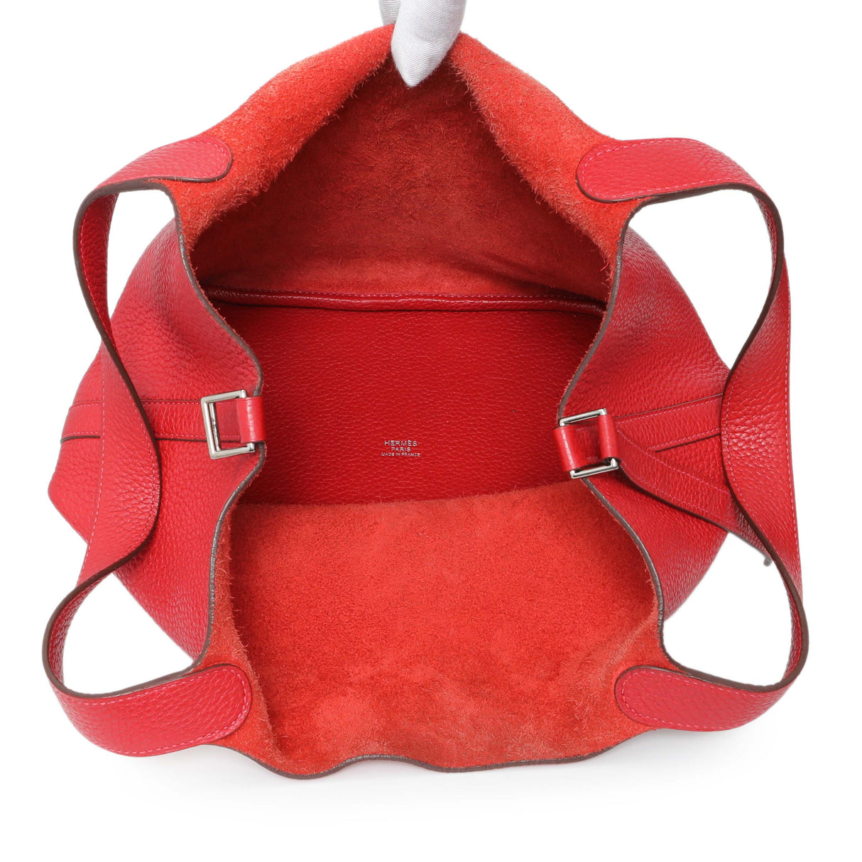 Hermes Red Clemence Picotin 22 Handbags Hermes