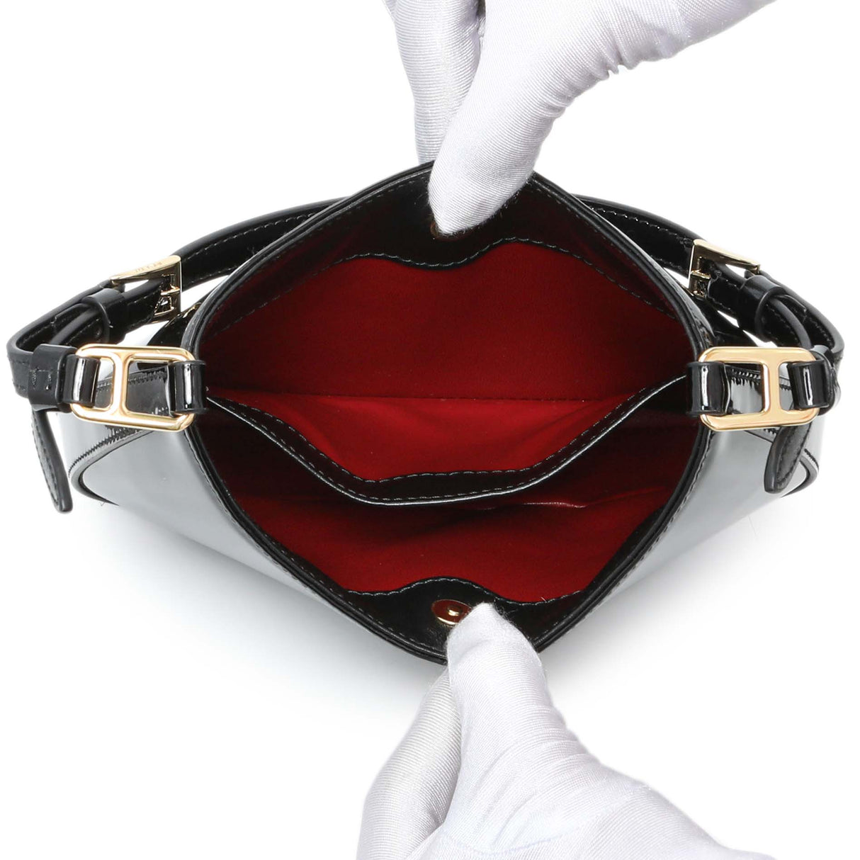 Prada Black Patent Cleo Bag Handbags Prada