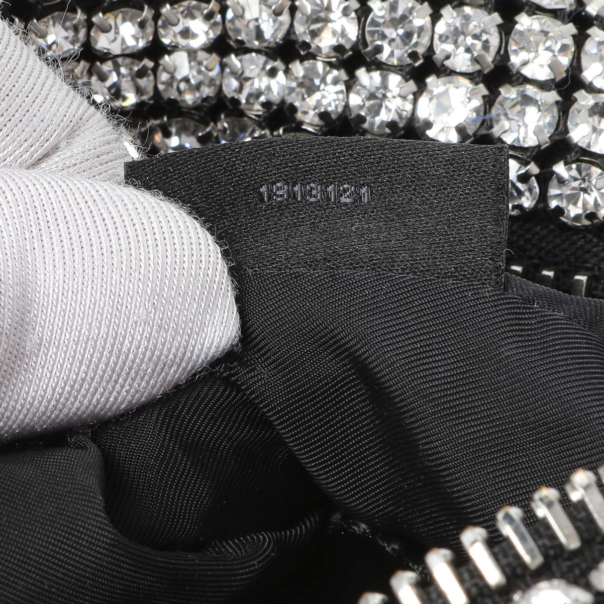 Alexander Wang Black Silver Mesh Crystal Rhinestone Mini Heiress Pouch Handbags Alexander Wang