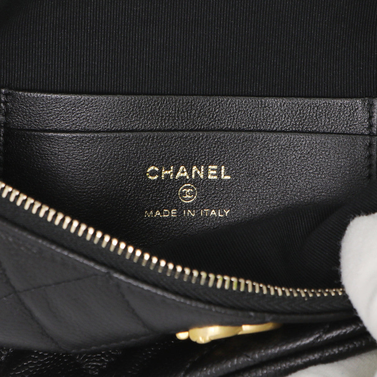 Chanel Black Quilted Caviar Sweetheart Bum Bag Handbags Chanel