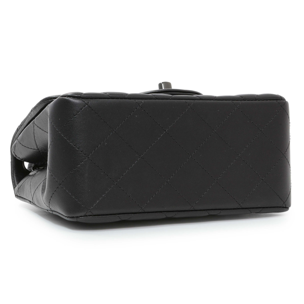 Chanel Black Lambskin Mini Flap Handbags Chanel
