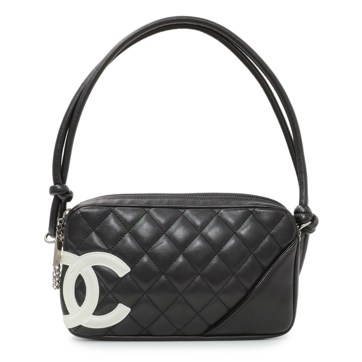 Chanel Black Quilted Calfskin Cambon Pochette Handbags Chanel