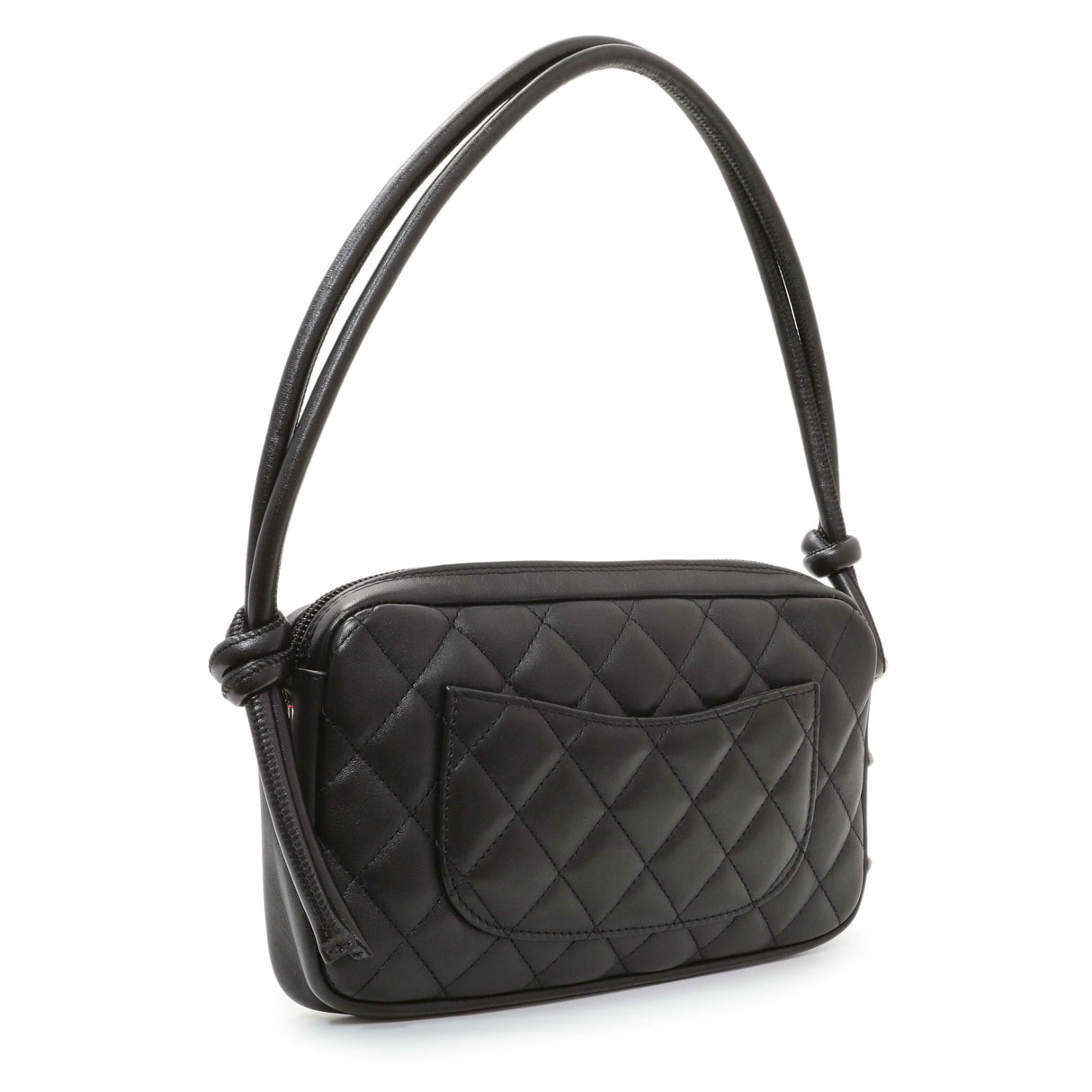 Chanel Black Quilted Calfskin Cambon Pochette Handbags Chanel