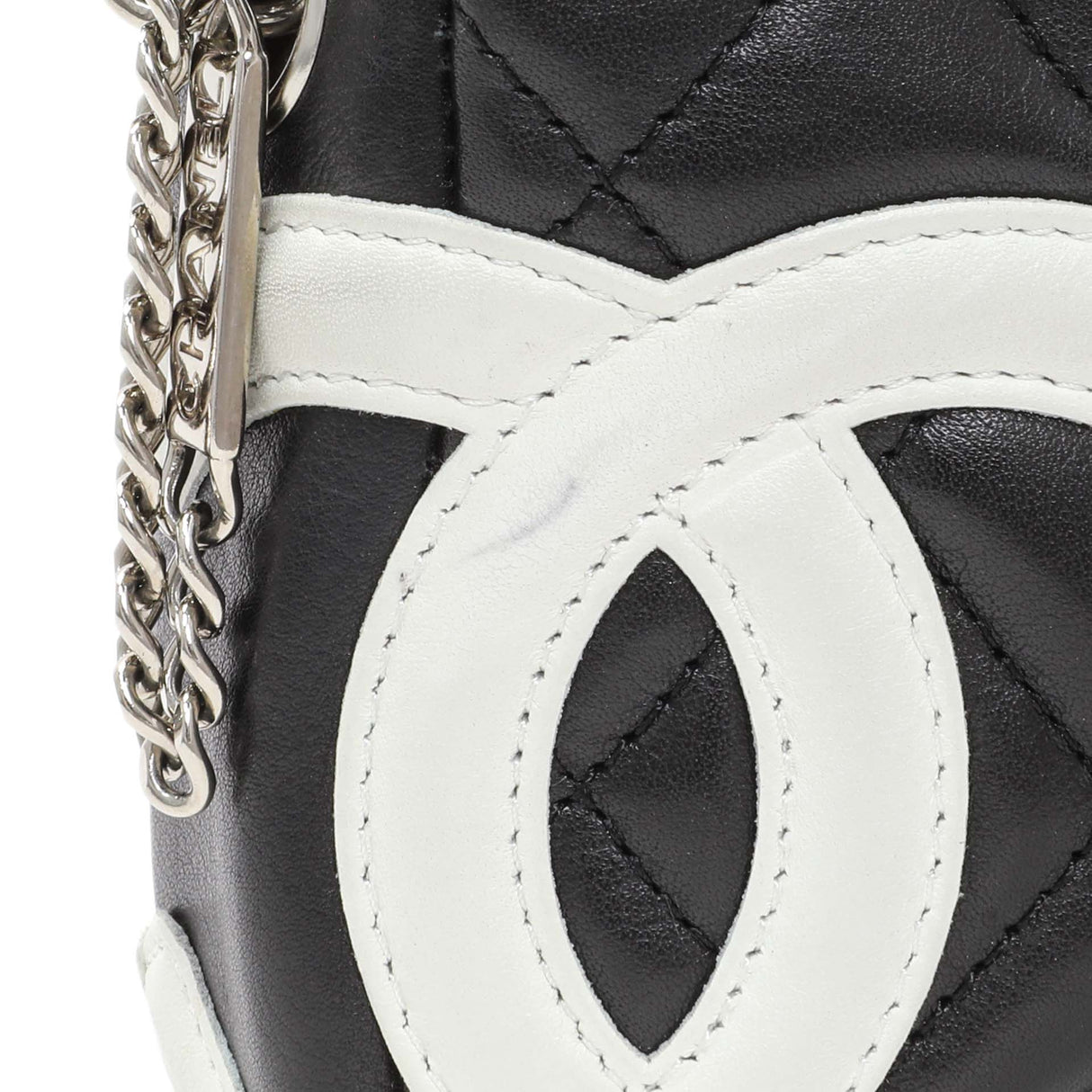 Chanel Black Quilted Calfskin Cambon Pochette Handbags Chanel