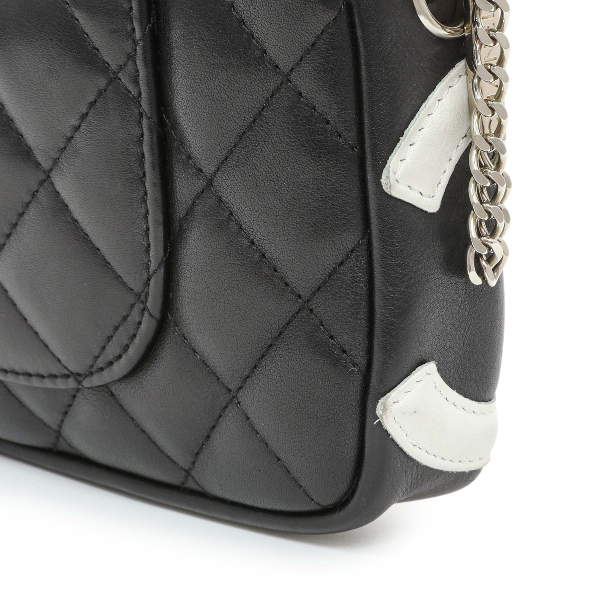 Chanel Black Quilted Calfskin Cambon Pochette Handbags Chanel