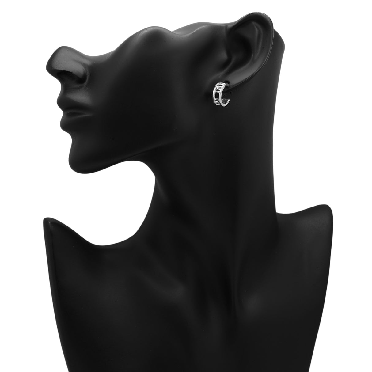 Tiffany & Co. Sterling Silver Atlas Hoop Earrings Designer Jewellery Tiffany and Co