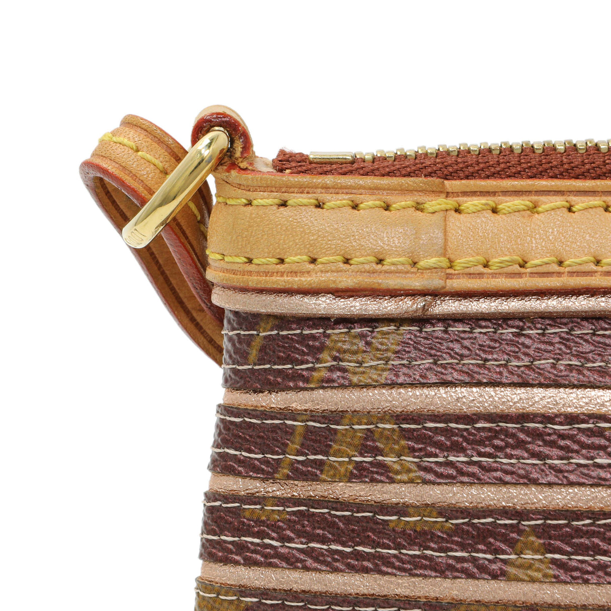 Louis Vuitton Peach Monogram Eden Zoe Pochette Handbags Louis Vuitton