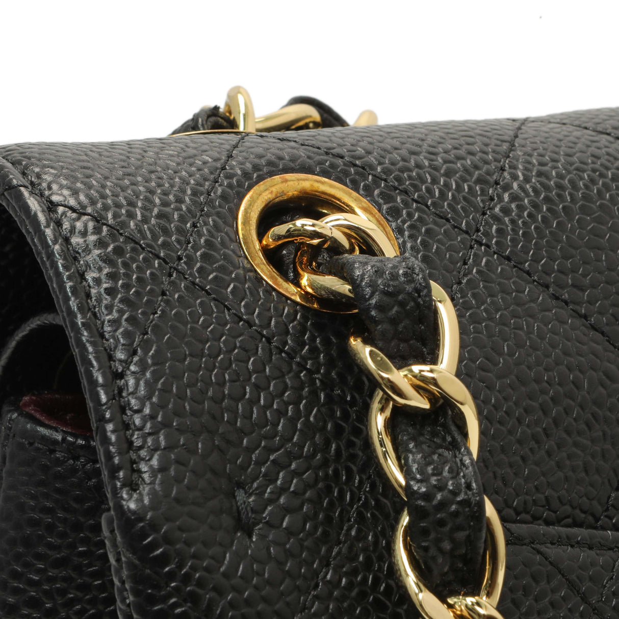 Chanel Black Quilted Caviar Jumbo Classic Double Flap Handbags Chanel