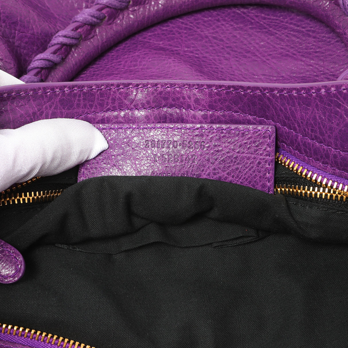 Balenciaga Ultraviolet Agneau Giant 12 City Handbags Balenciaga