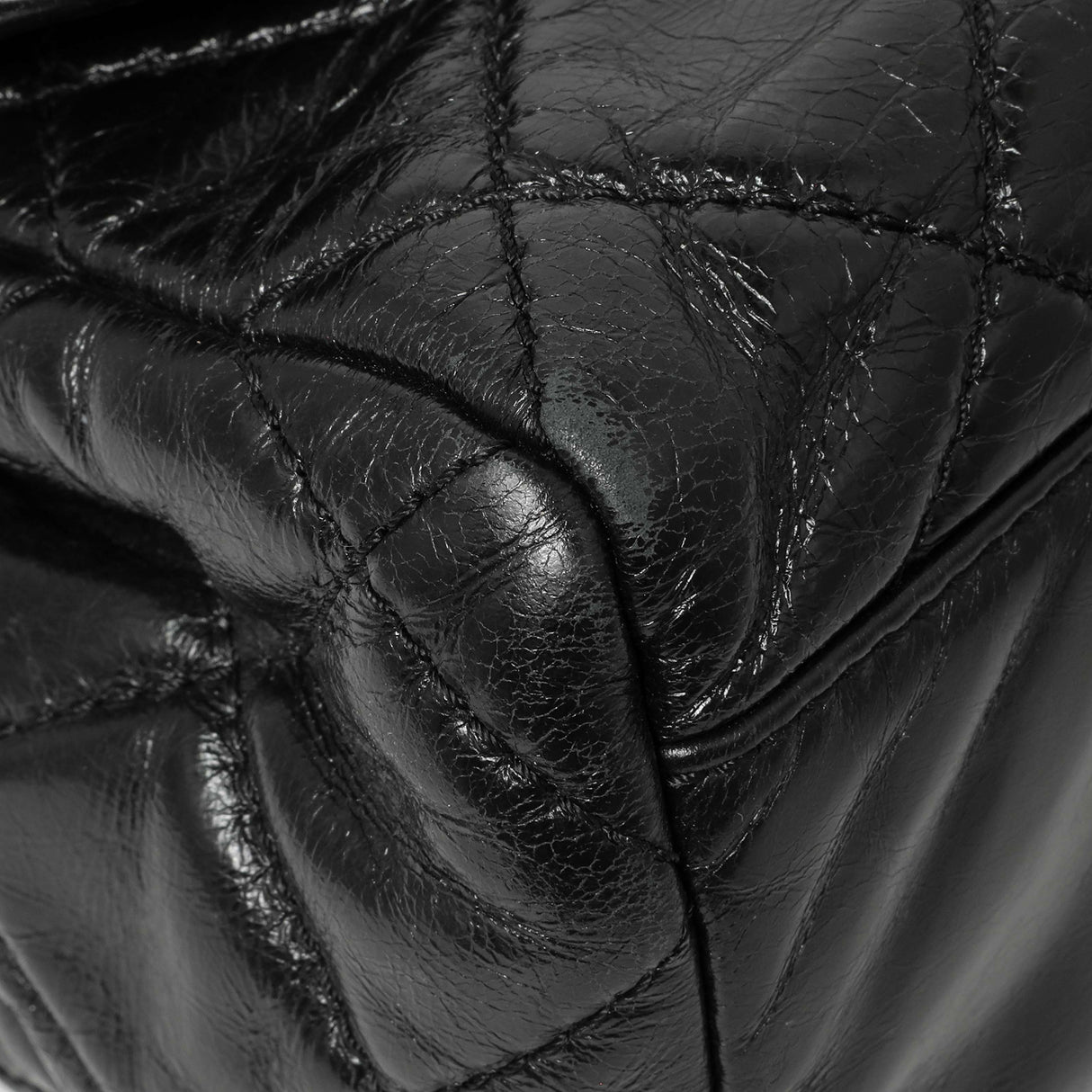 Chanel Black Quilted Glazed Calfskin Large Coco Soft Flap Handbags Chanel