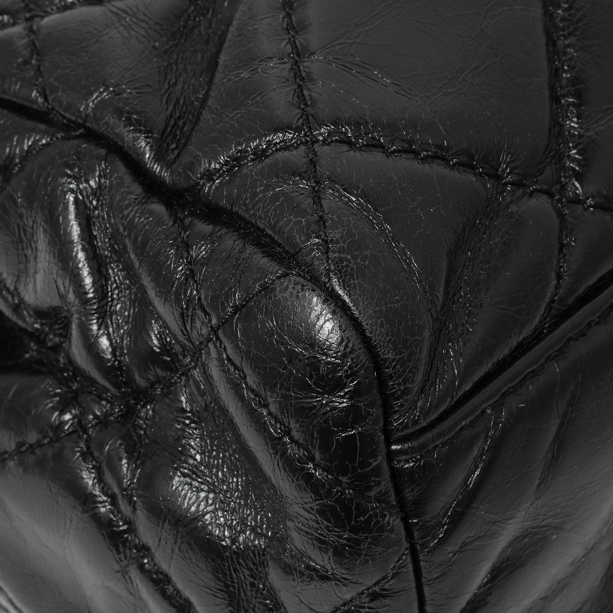 Chanel Black Quilted Glazed Calfskin Large Coco Soft Flap Handbags Chanel