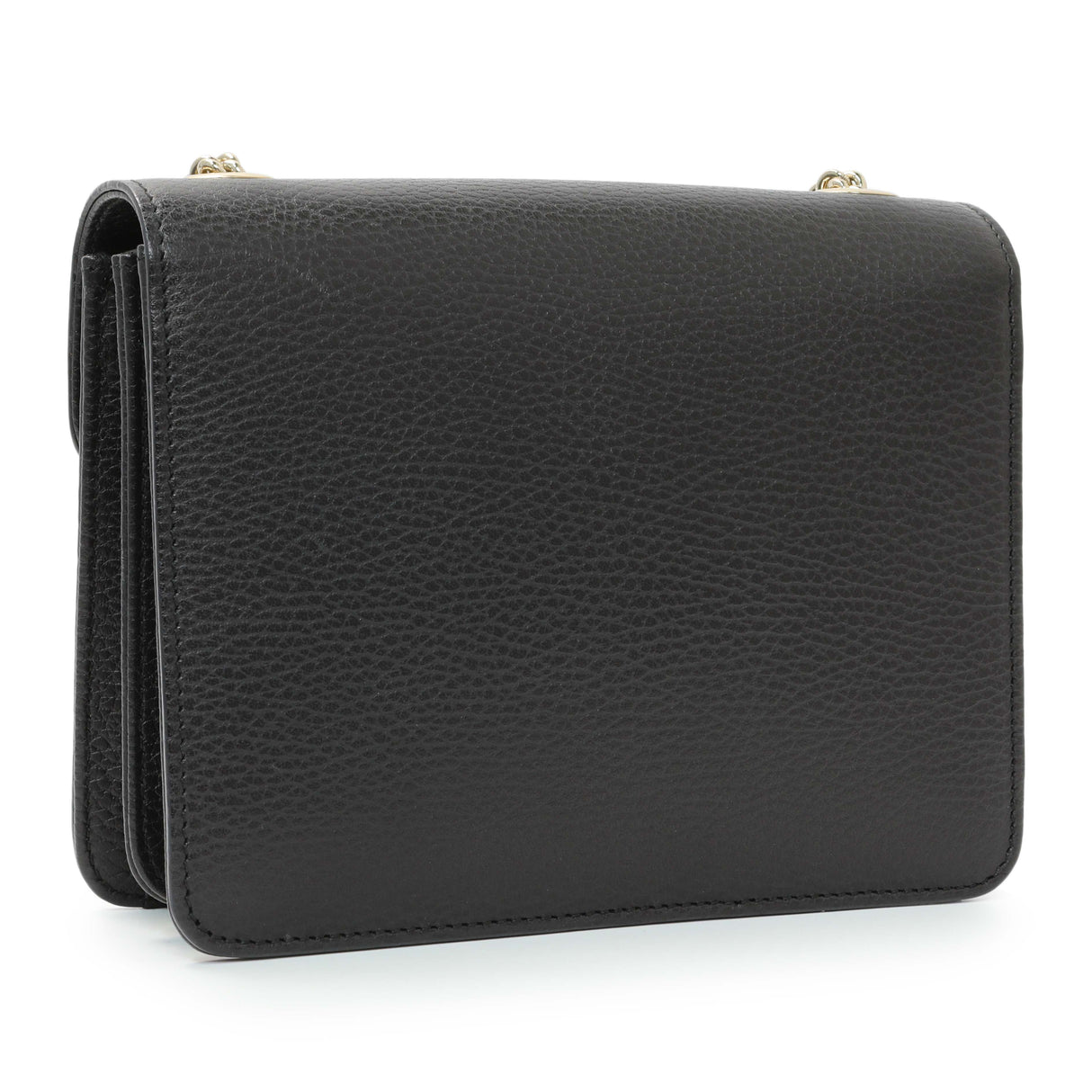 Gucci Black Dollar Calfskin Small Interlocking G Shoulder Bag Handbags Gucci