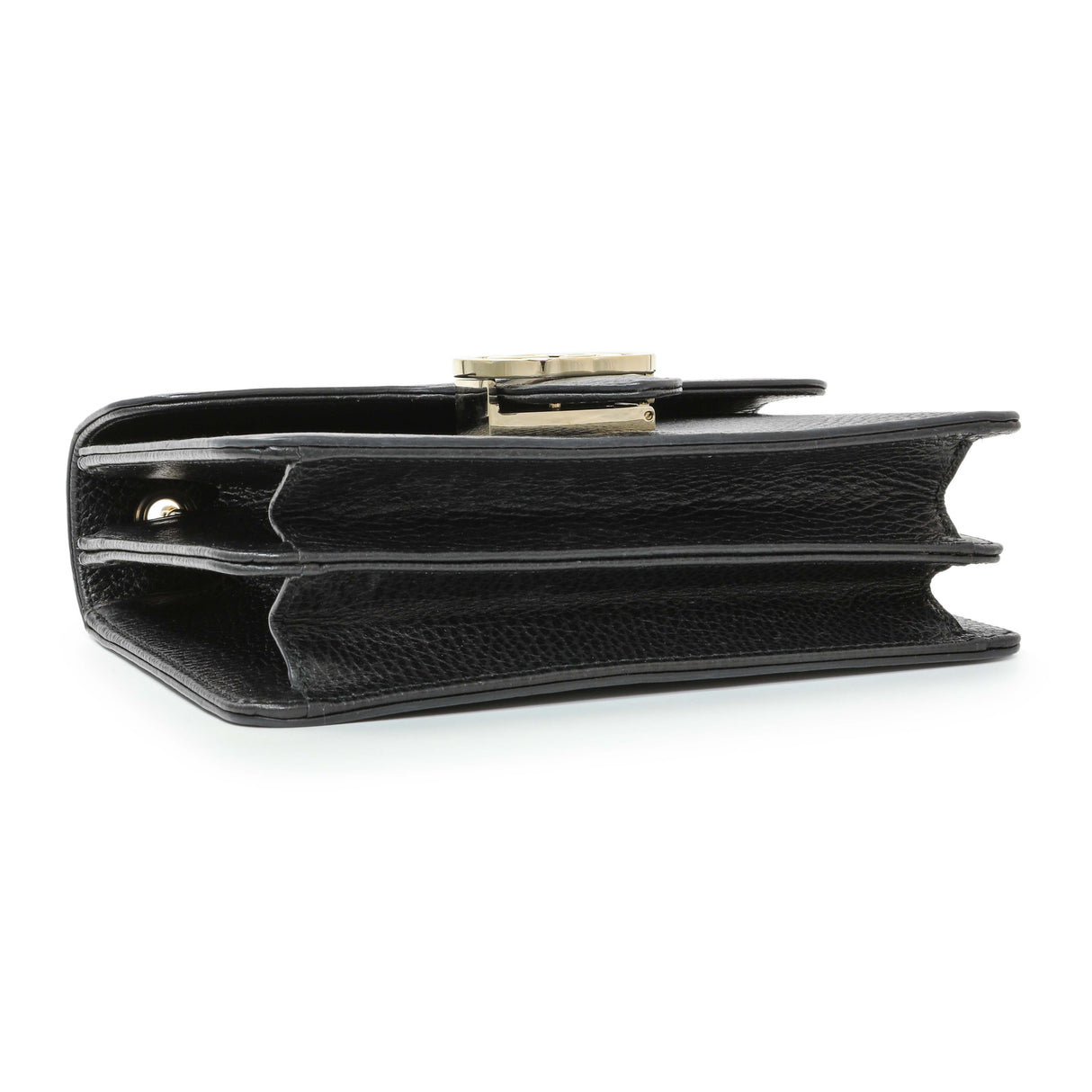 Gucci Black Dollar Calfskin Small Interlocking G Shoulder Bag Handbags Gucci