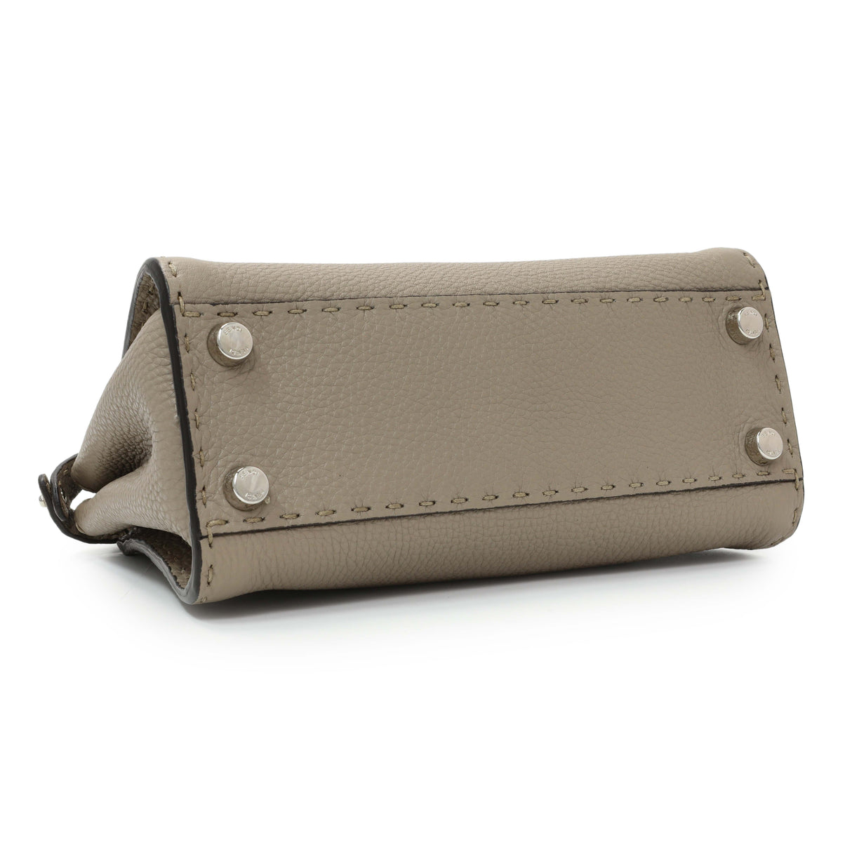 Fendi Plaster Cuoio Romano Snakeskin Selleria Mini Peekaboo Iconic Satchel Handbags Fendi