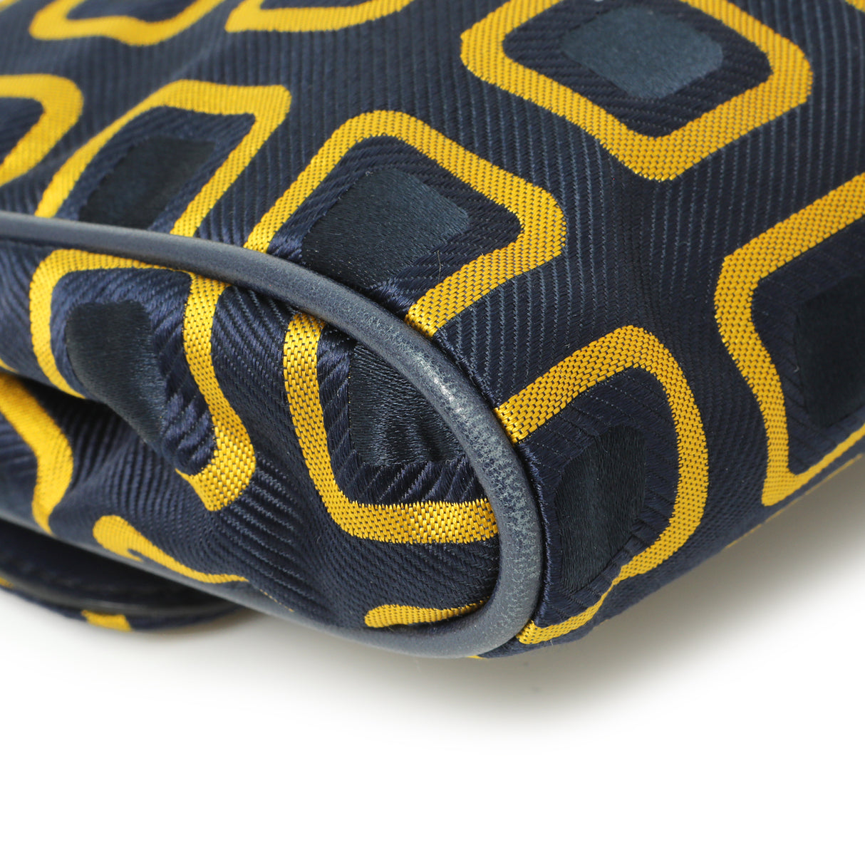 Prada Nylon Printed Holliday & Brown Flap Bag Handbags Prada