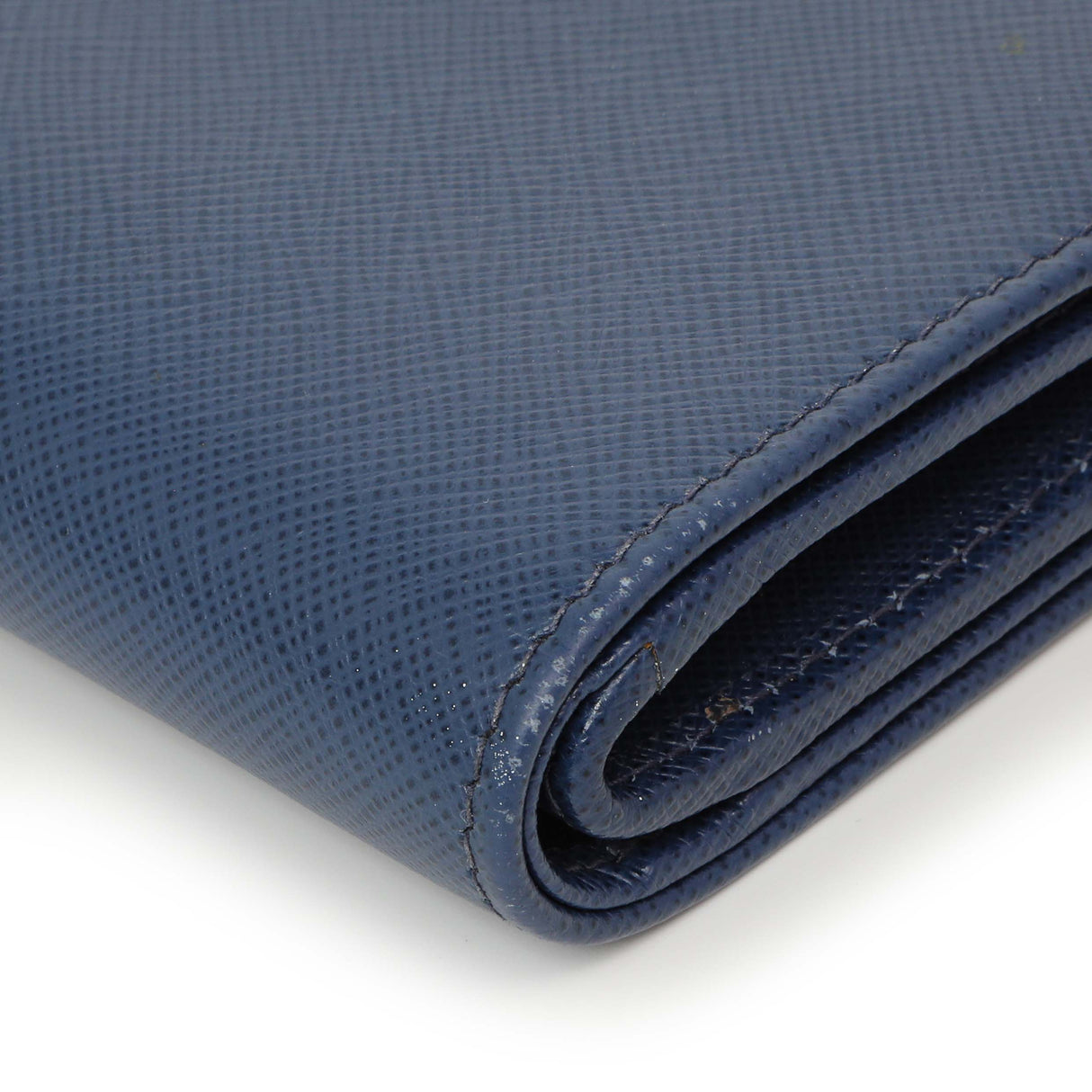 Prada Blue Saffiano Small Wallet Accessories Prada