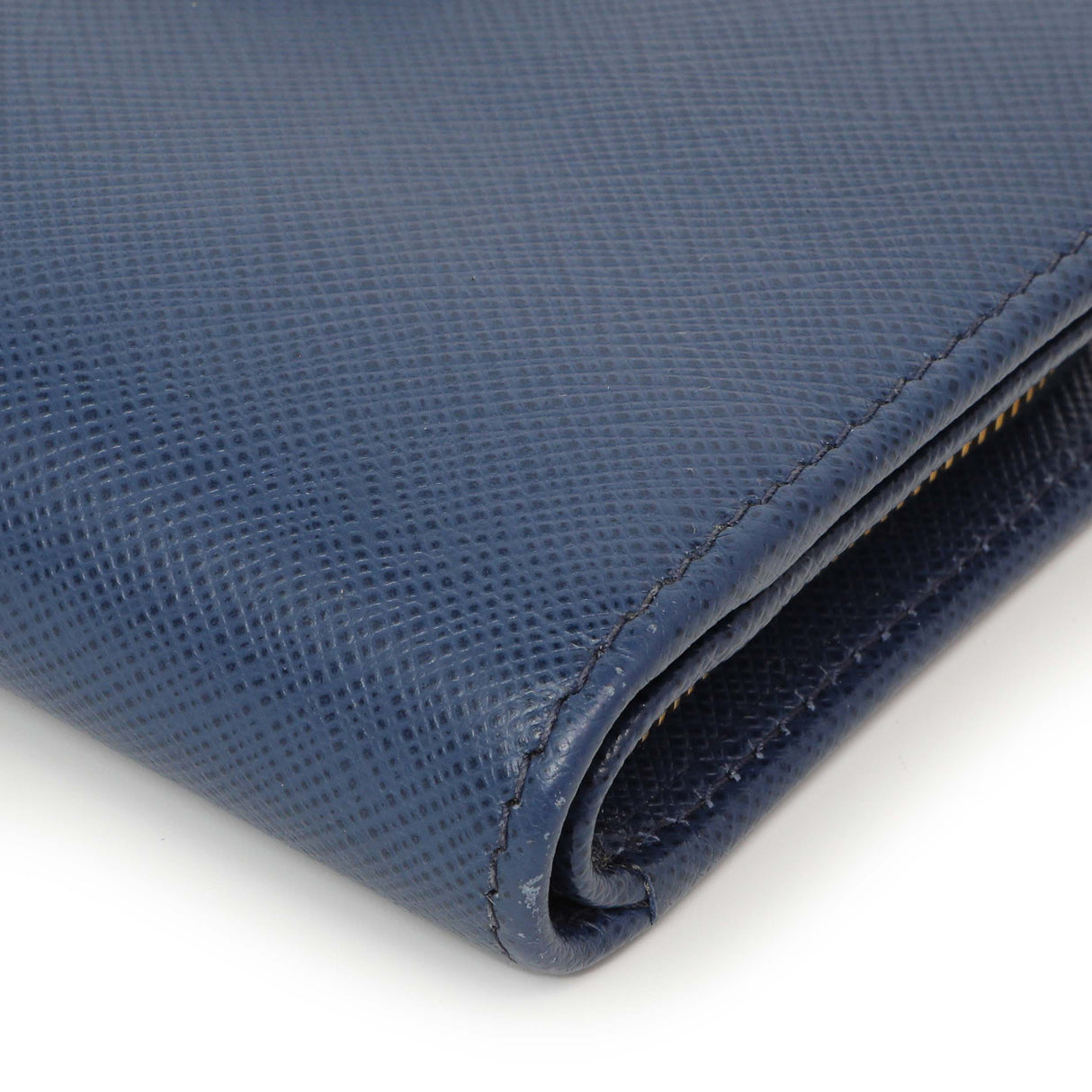 Prada Blue Saffiano Small Wallet Accessories Prada