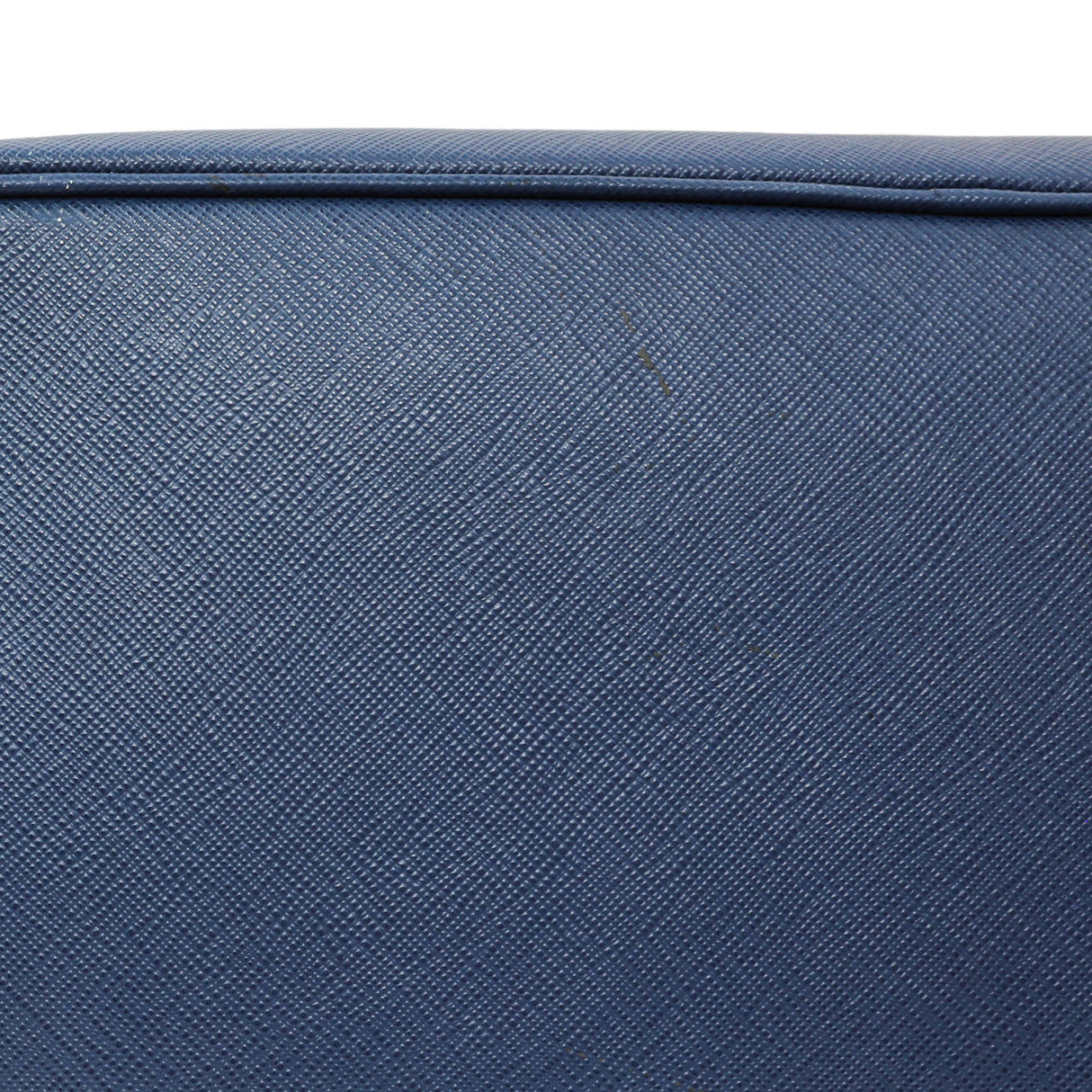 Prada Blue Saffiano Medium Galleria Double Zip Tote Handbags Prada