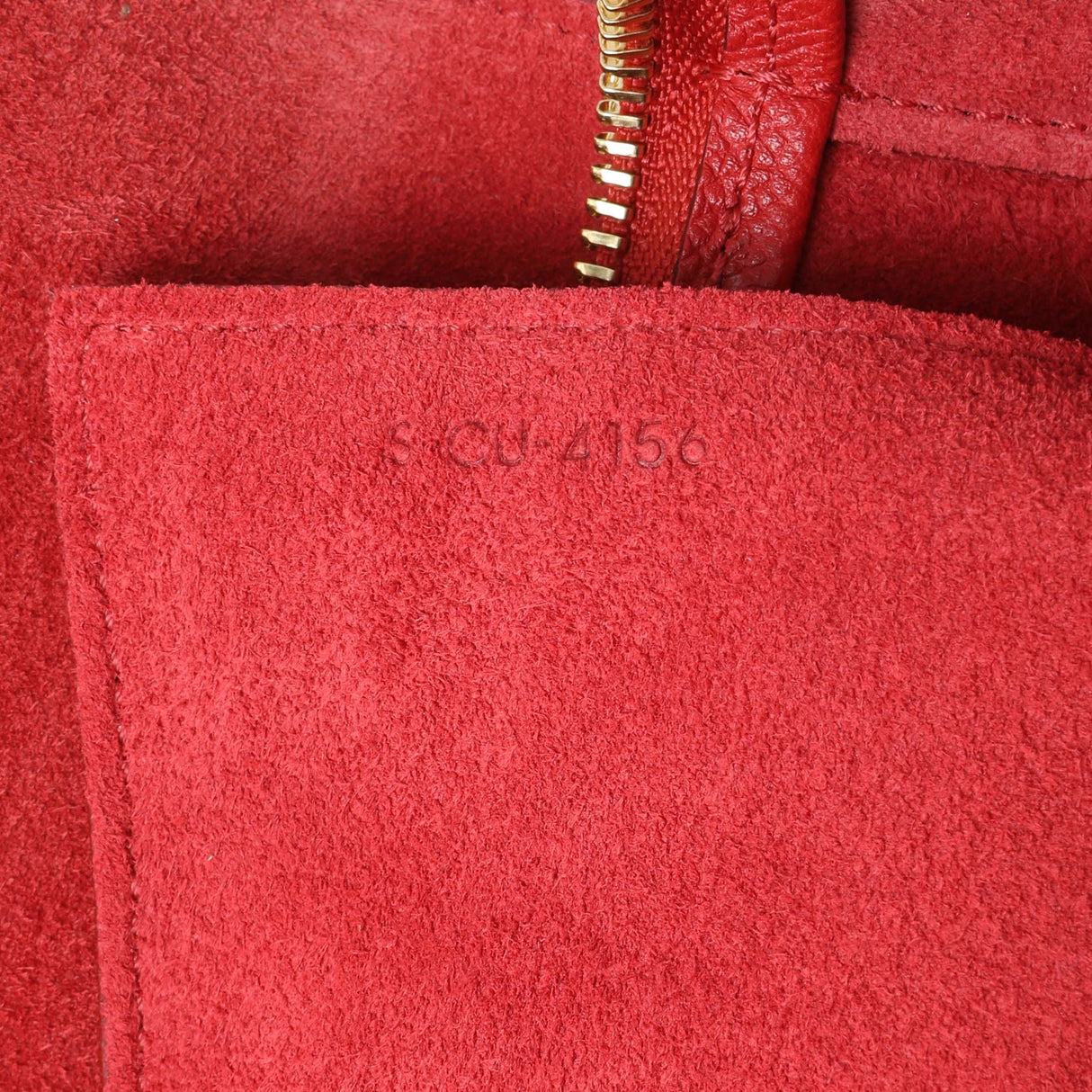Celine Red Grained Calfskin Micro Belt Bag