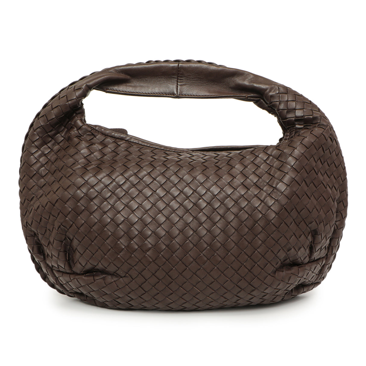 Bottega Veneta Brown Nappa Intrecciato Medium Belly Hobo Handbags Bottega Veneta
