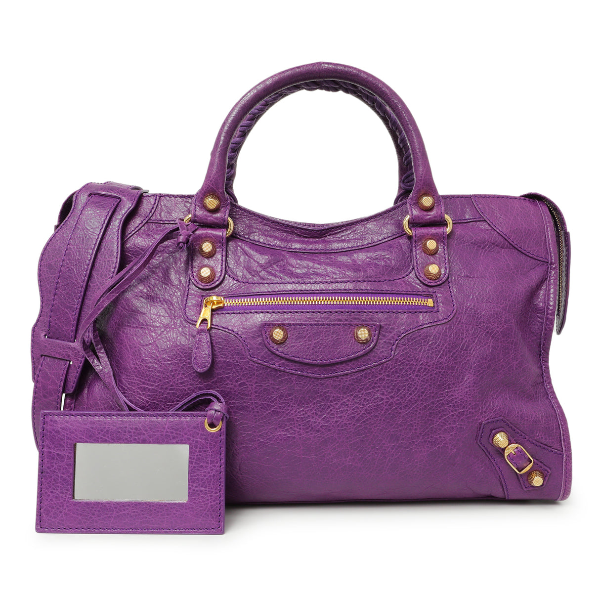 Balenciaga Ultraviolet Agneau Giant 12 City Handbags Balenciaga