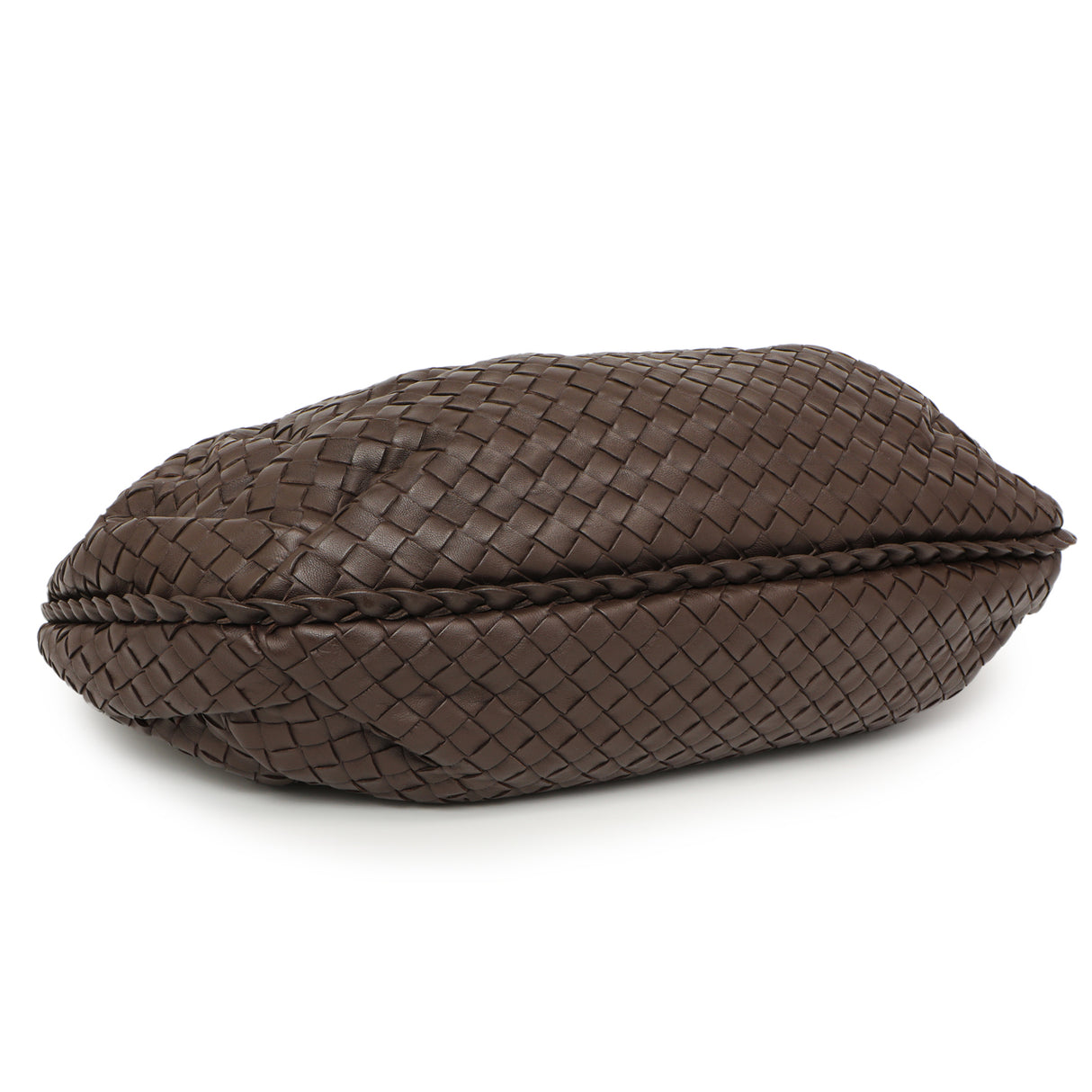 Bottega Veneta Brown Nappa Intrecciato Medium Belly Hobo Handbags Bottega Veneta
