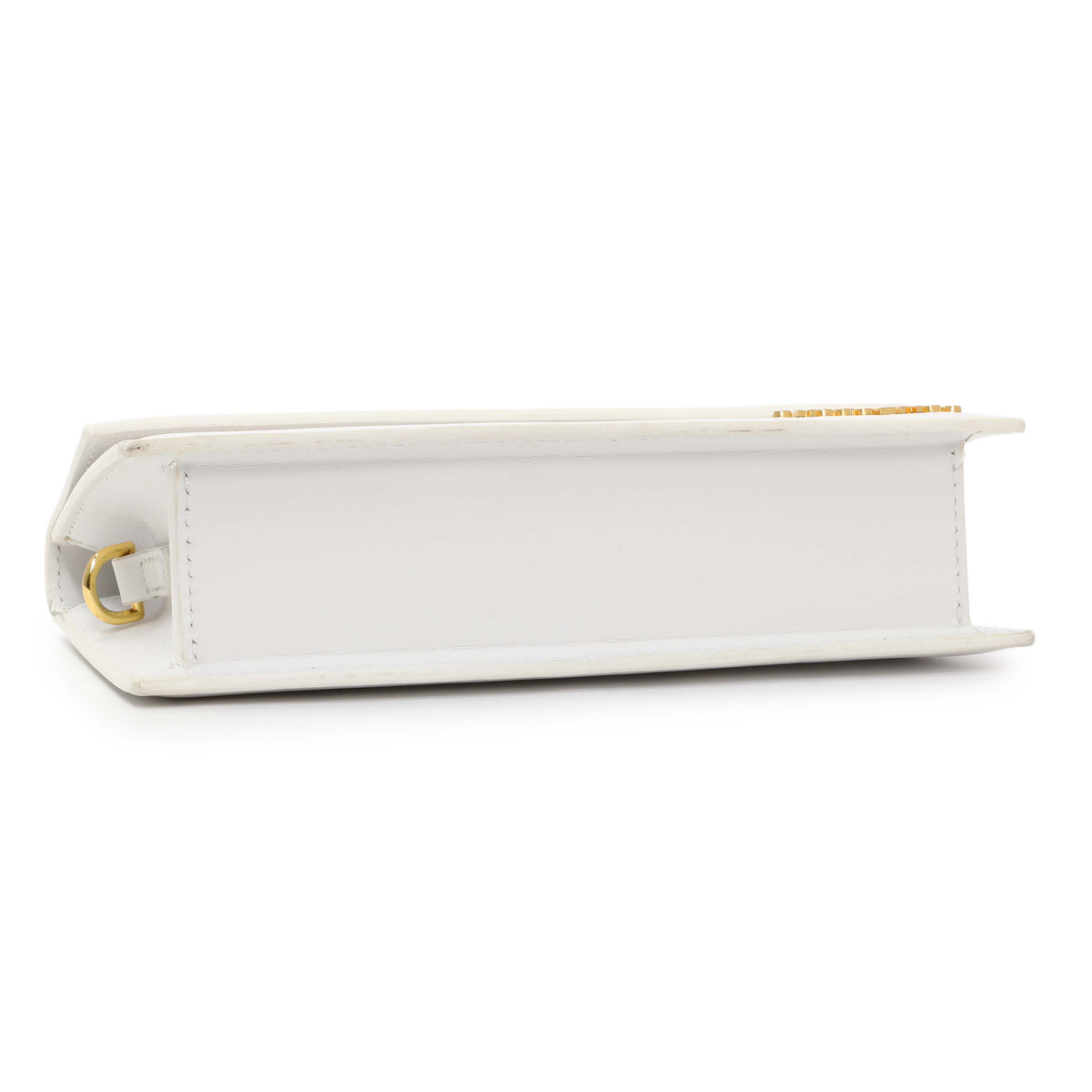 Jacquemus White Smooth Calfskin Le Chiquito Long