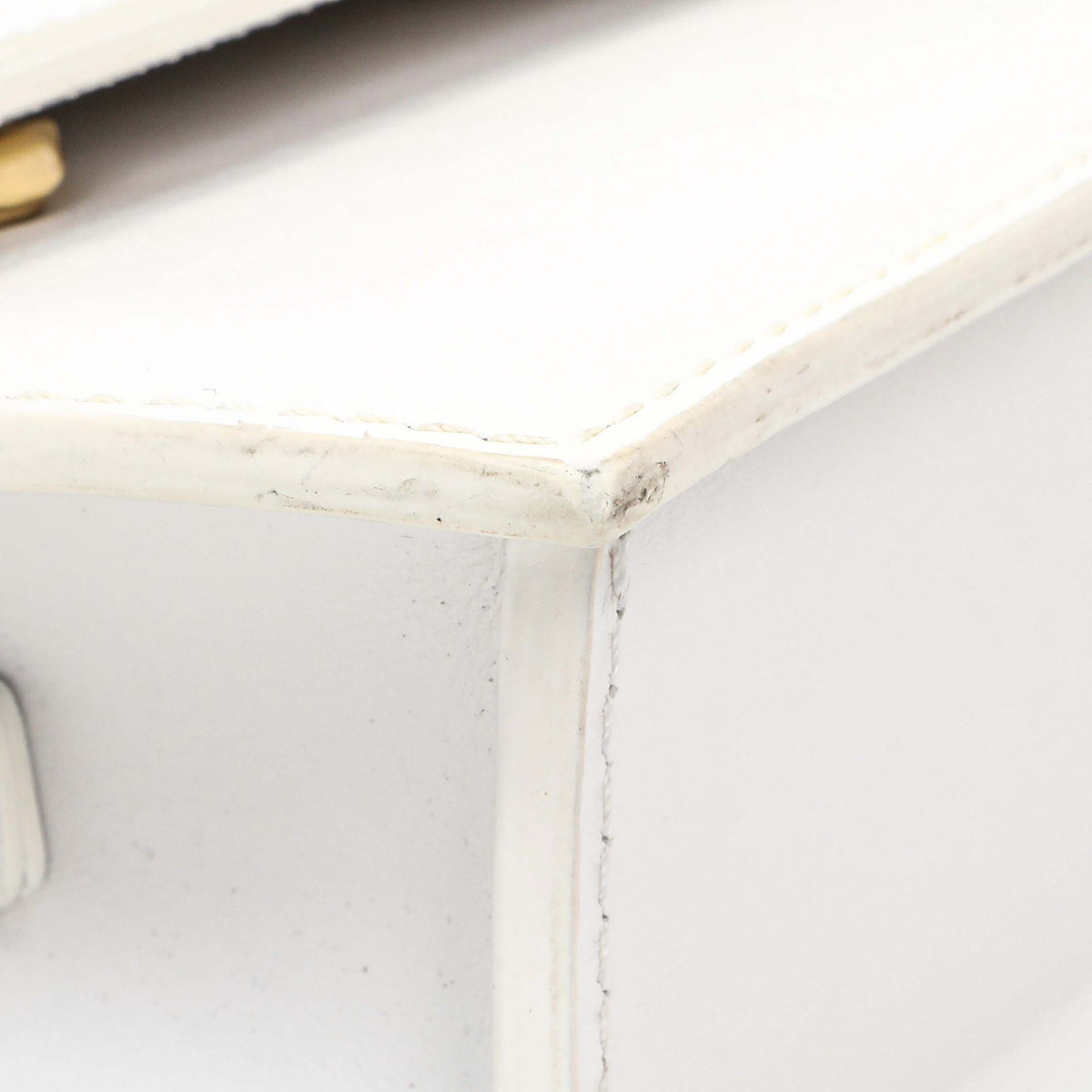 Jacquemus White Smooth Calfskin Le Chiquito Long