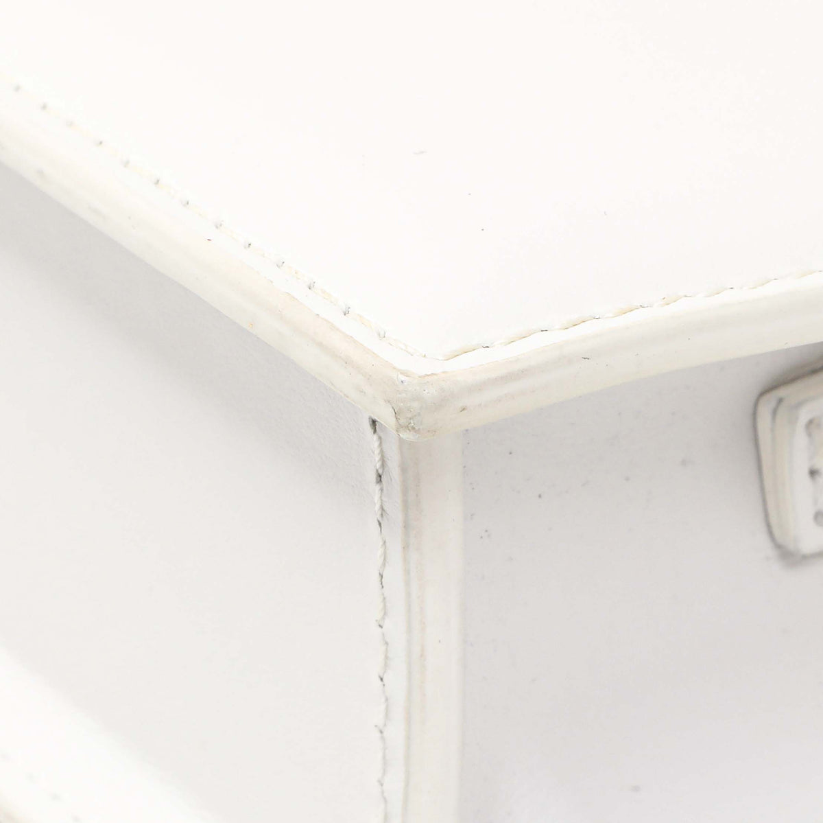 Jacquemus White Smooth Calfskin Le Chiquito Long