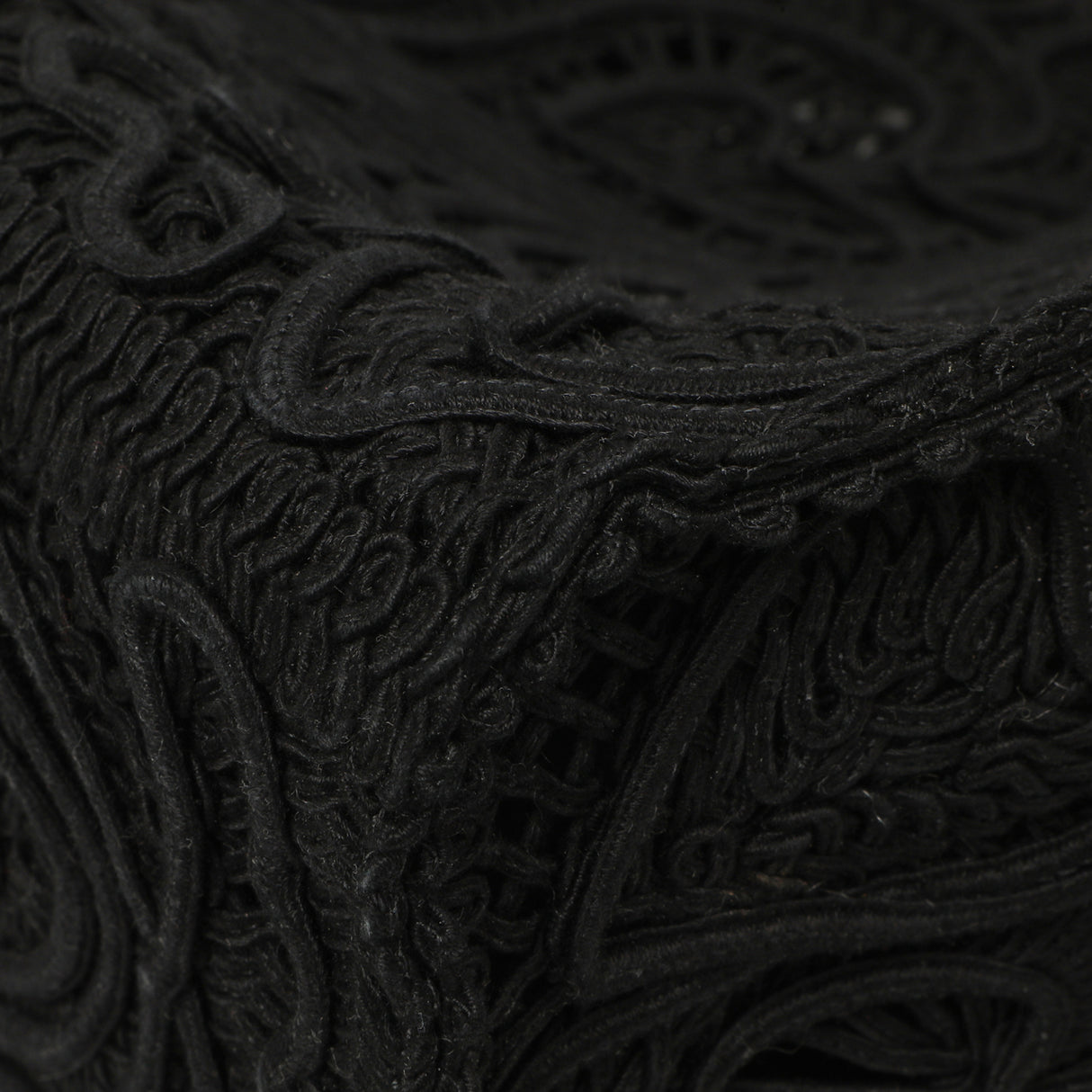 Dolce & Gabbana Black Cordonetto Lace Tote Handbags Dolce & Gabbana